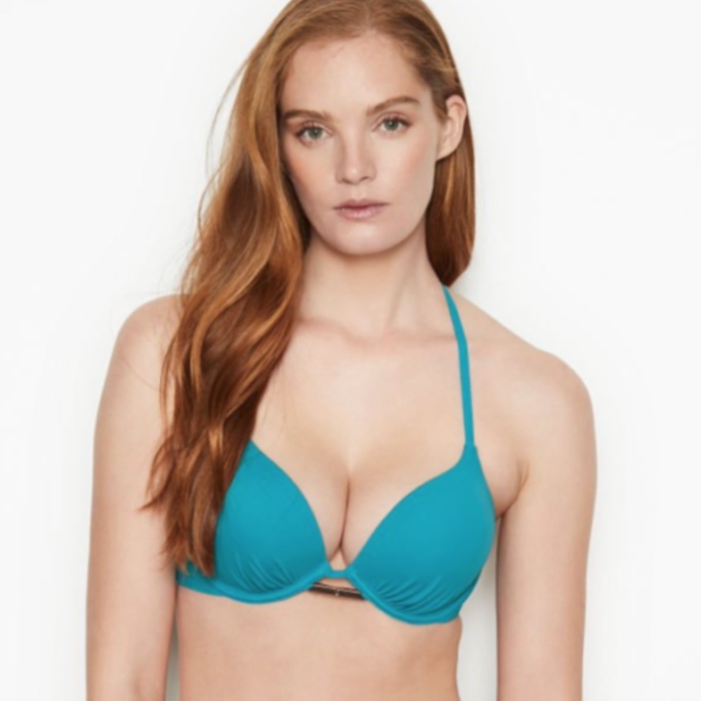 👙 Victoria's Secret Bali Bombshell Add-2-Cups Push Up Swim Bikini Top